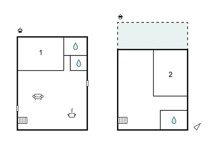 펜션 2 Bedroom Gorgeous In Prunete